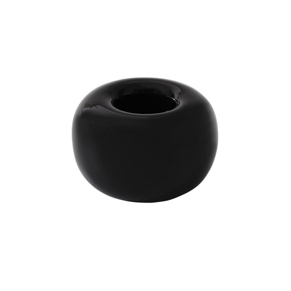 Giá Đỡ Bàn Chải Đánh Răng Bằng Sứ Hình Tròn Mini Đa Năng Tiện Dụng Ốp