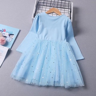 Đầm Công Chúa Elsa Cho Bé Gái