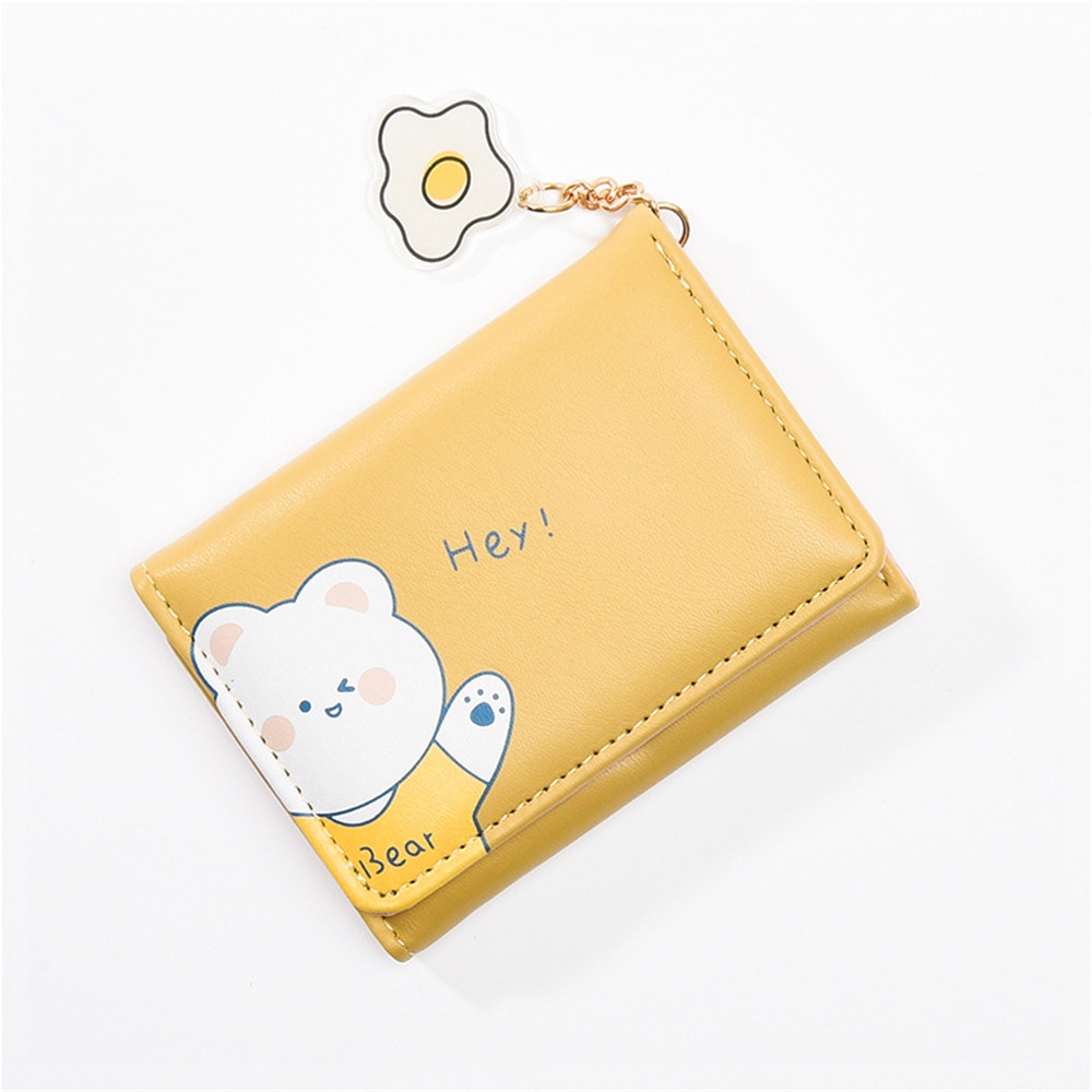 Ví Nữ Ngắn Da PU Thời Trang Mới