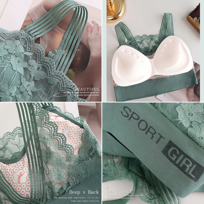 Áo Ngực Thể Thao Không Đường May Mềm Mại Thoáng Khí Có Mút Nâng Ngực Tháo Rời Được Dành