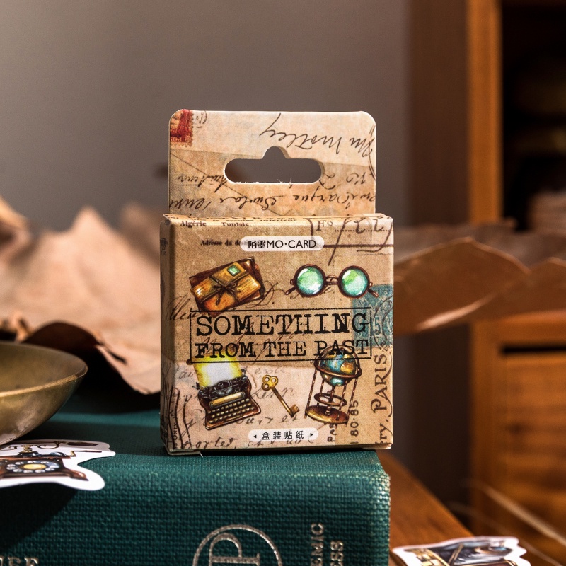 Hộp 46 Miếng Dán Ghi Chú Trang Trí Nhật Ký Phong Cách Vintage Penlab C7336