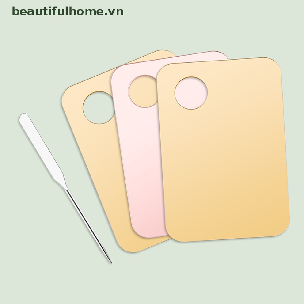 Bảng Trộn Màu Trang Điểm / Làm Móng Bằng Thép Không Gỉ