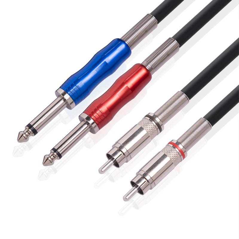 Lidu1 2xRCA Sang 2x6 35 Dây Cáp Bằng Nhôm