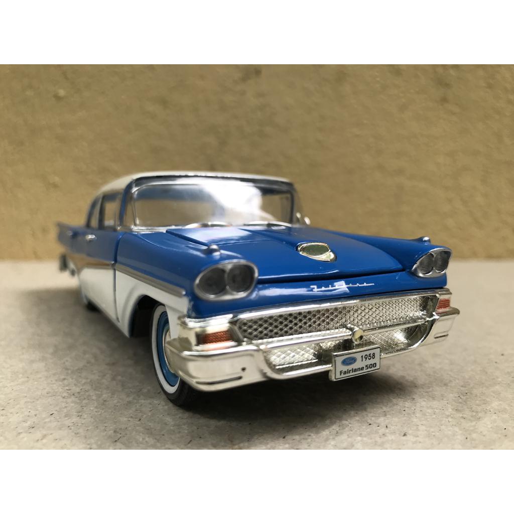 Mô hình xe cổ Ford Galaxie 500 _ 1958 - 1:32