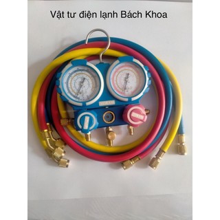Bộ đồng hồ r22 - r410 nạp gas lạnh / đo áp suất gas lạnh value vmg-2-r410a-b vmg-2-r22-b kèm dây