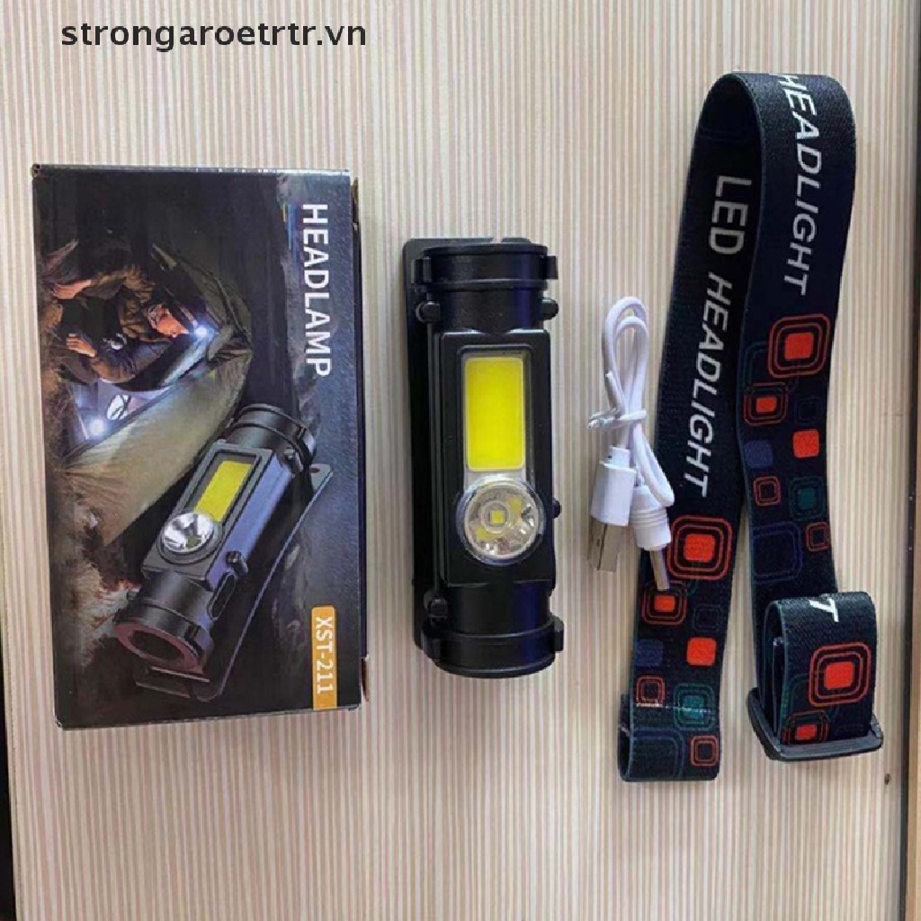Đèn Pin Đội Đầu Siêu Sáng 18650 Lithium Chất Lượng Cao