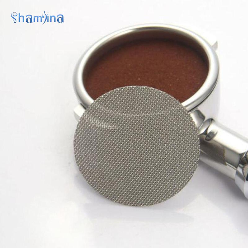 Lưới lọc cà phê SHAMJINA 51/53/58mm 1.7mm bằng thép không gỉ chống văng tách nước thứ cấp cho máy pha cà phê espresso