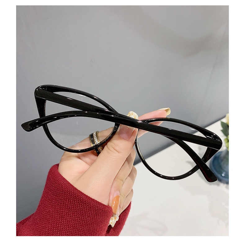 Mắt Kính Chống Ánh Sáng Xanh Hình Mắt Mèo Phong Cách Cổ Điển Thời Trang Mới Cho Nam Và Nữ