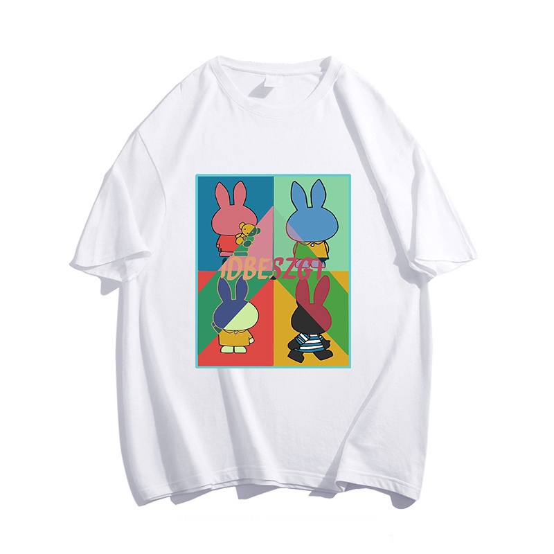 NRVP Áo Thun Tay Ngắn In Hình Thời Trang Đường Phố Hàn Quốc Mới Cho Nữ