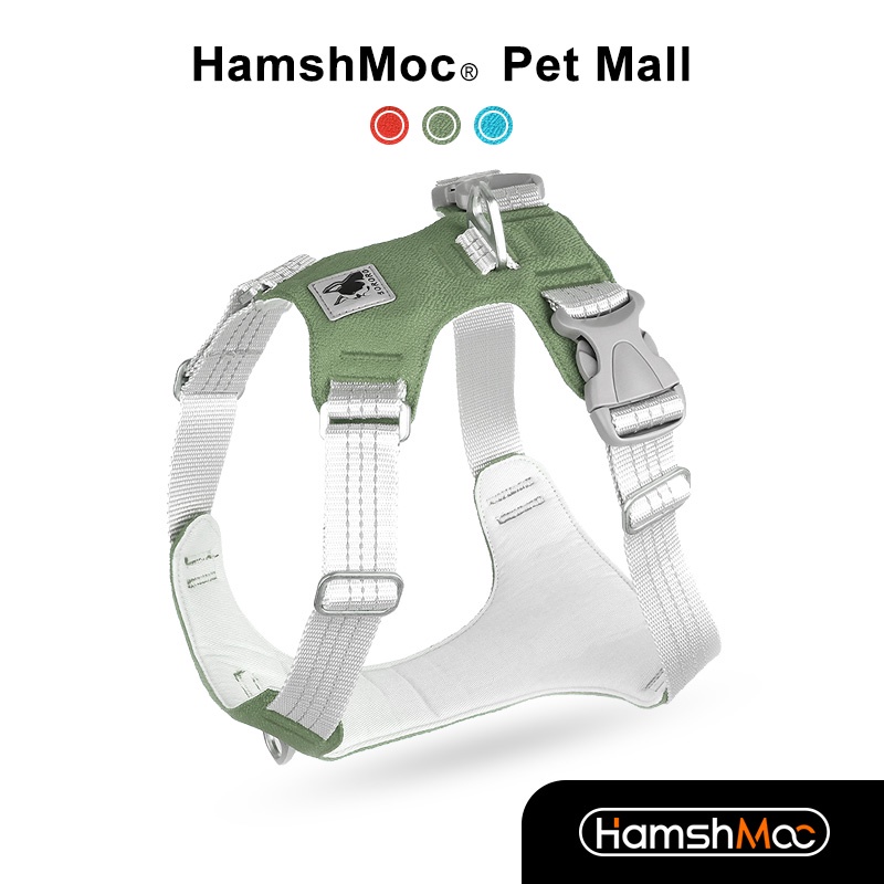 HamshMoc Dây Dắt Thú Cưng Đi Dạo Bằng Nilon Mềm Mại Thoáng Khí Có Thể Điều Chỉnh1