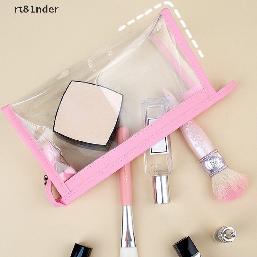Rt Túi Đựng Mỹ Phẩm Hình Tam Giác Trong Suốt Cỡ Lớn Chống Thấm Nước Tiện Dụng