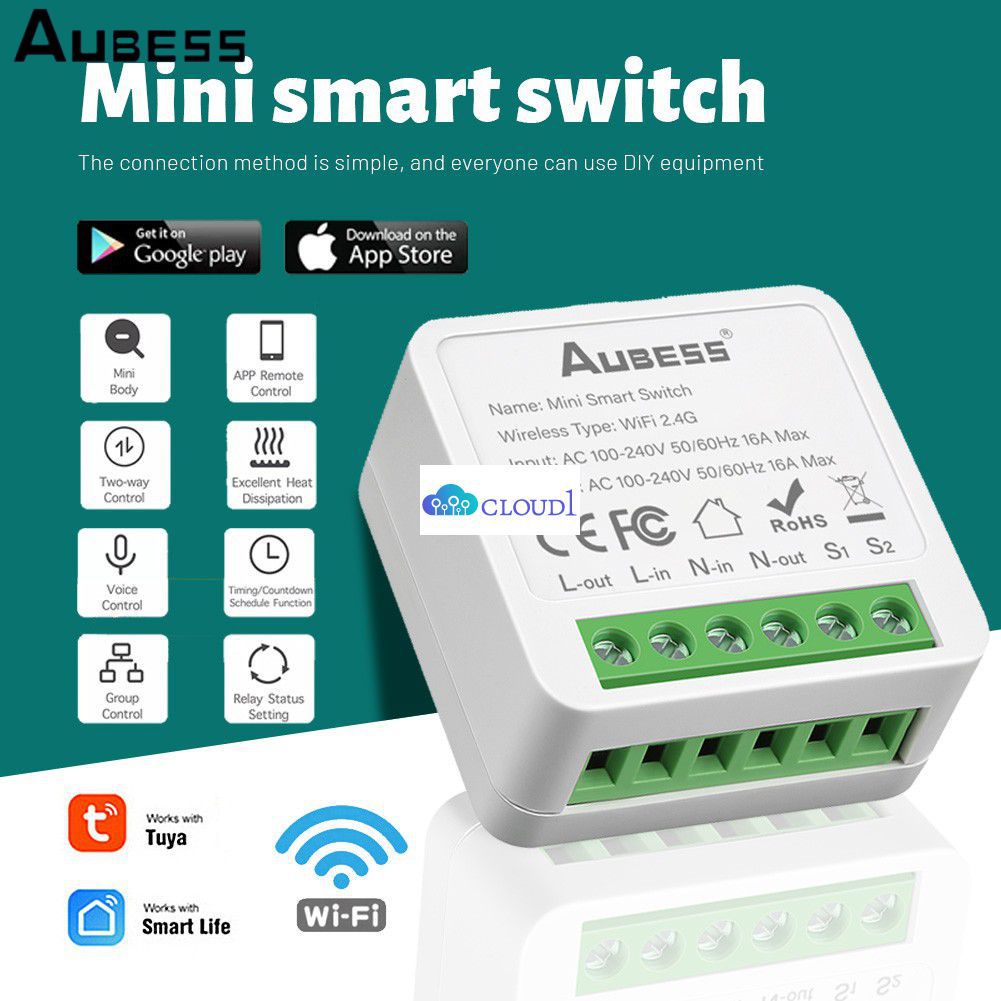 Ewelink Công Tắc Thông Minh Tự Làm Wifi 16a Minir2 Bộ Ngắt Mạch Mô-đun 2 Chiều Điều Khiển Từ Xa Không Dây Hẹn Giờ Bằng Giọng Nói Ứng Dụng Hẹn Giờ Cloud1