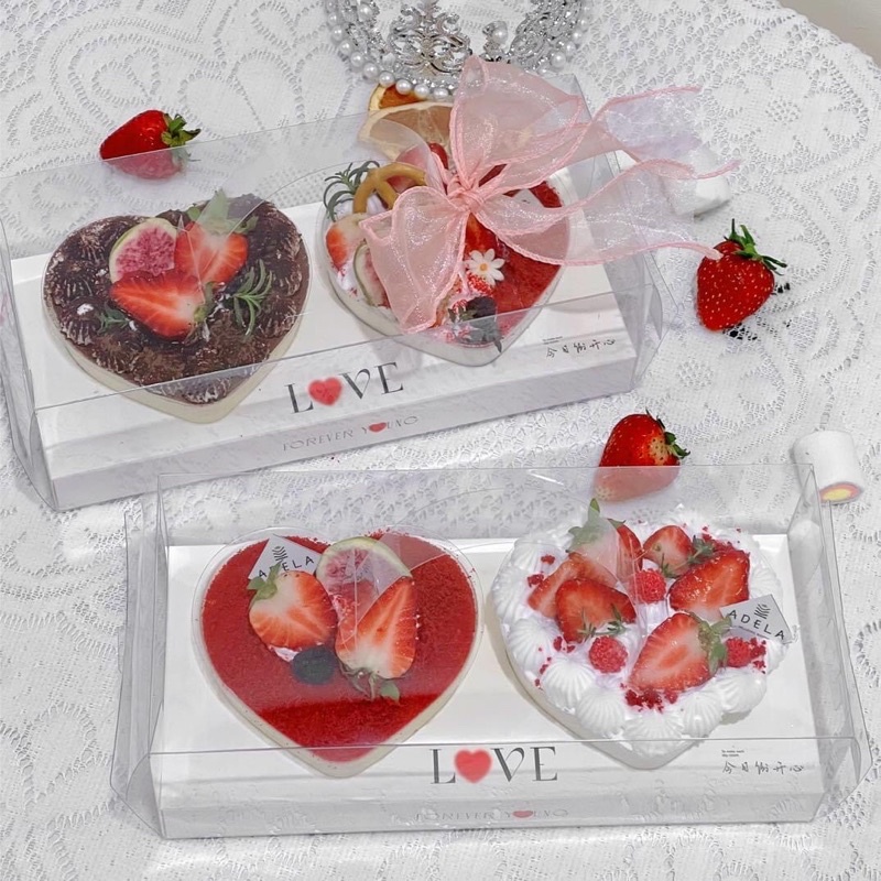 Bánh sinh nhật mini hình tim - bento cake ADELA Bakery