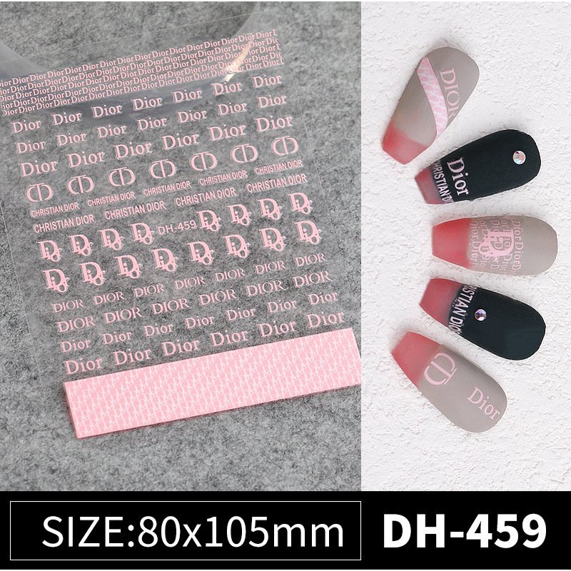 Sticker Dior DH-459 Pink (Miếng)