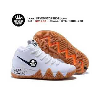 Giày bóng rổ KYRIE 4 TRẮNG NÂU bản đẹp chất lượng tốt nhất, phù hợp đánh outdoor [FREESHIP+TẶNG VỚ] | NeverStopShop.com