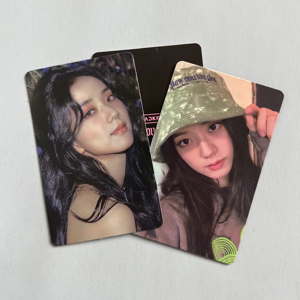 Bộ Ảnh Thẻ Hình Nhóm Nhạc Blackpink HOW YOU LIKE THAT THAT KIM JISSO Bộ 4 Thẻ Hình Nhóm Nhạc BlackPink Jisoo photocard