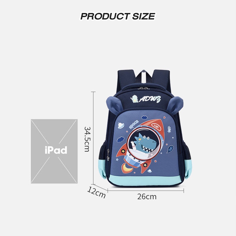 Bololo Ba Lô Hoạt Hình Nhiều Ngăn Sức Chứa Lớn Thời Trang Cho Bé