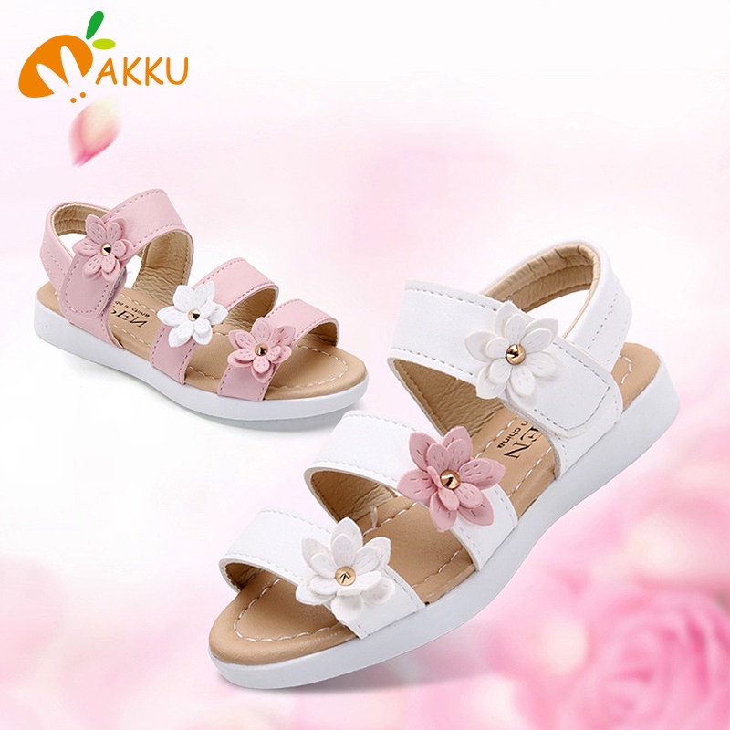 Xăng đan Chống Trượt Trọng Lượng Nhẹ Thoáng Khí Dành Cho Bé Gái Tập Đi Aku