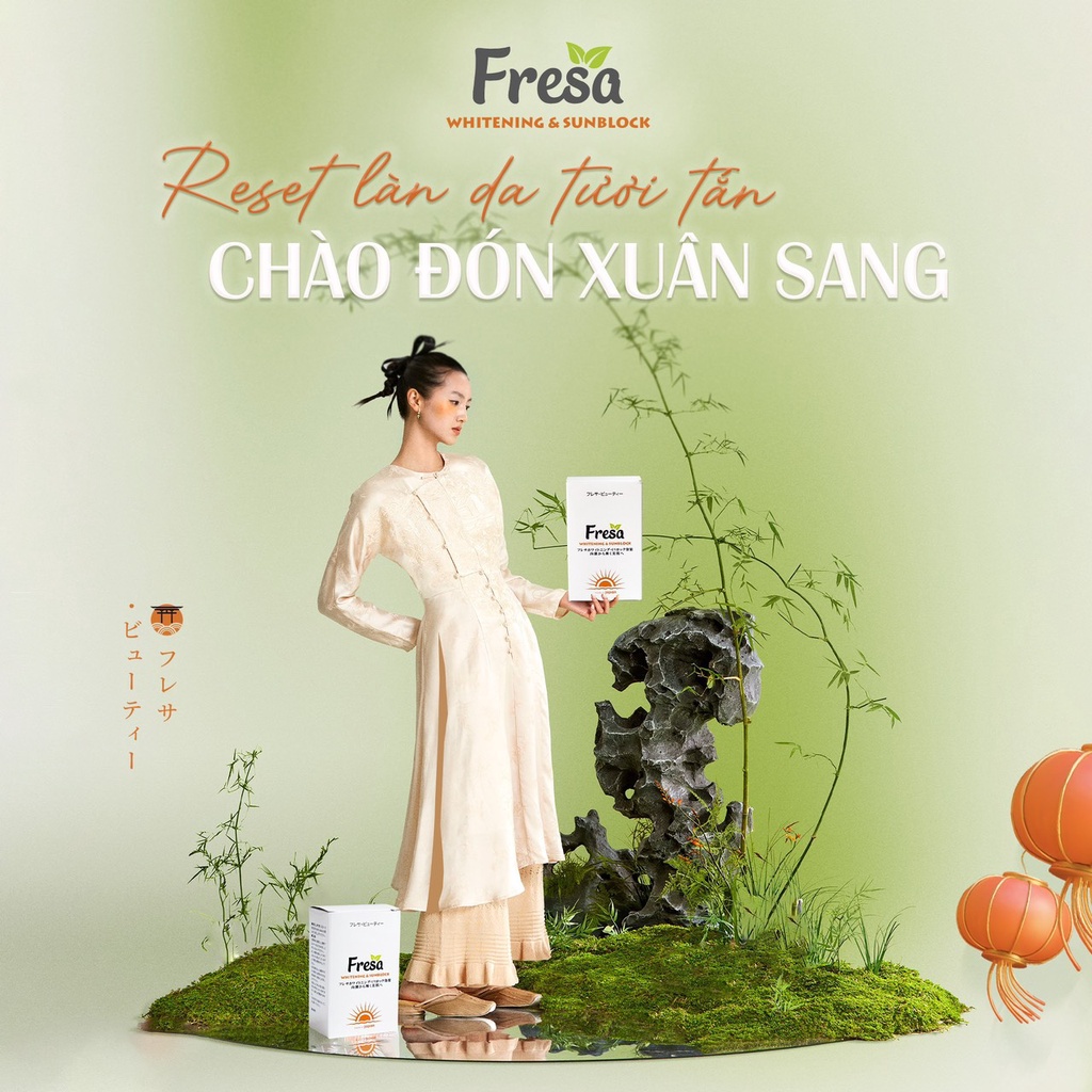 Fresa Viên uống chống nắng nội sinh 90v