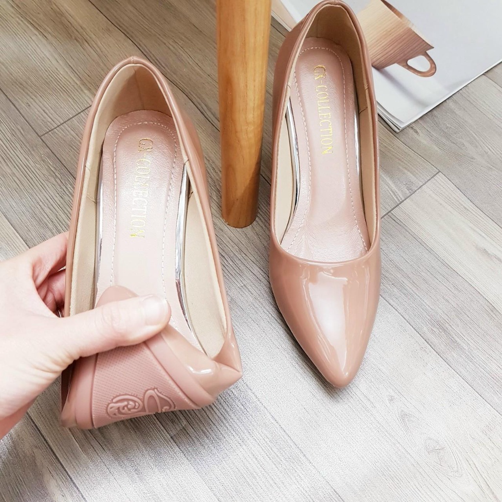 Giày cao gót nữ giày cao gót 5cm giày cao gót 7P trơn