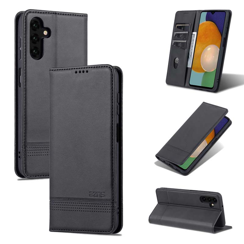 Bao Da Điện Thoại PU Nắp Gập Từ Tính Mềm Mại Dễ Thương Cho Samsung Galaxy A14 5G A12 A13 M13 A04 A04s A04e A14 5G Giá Đỡ case