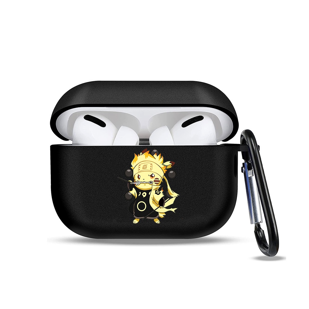 Phù Hợp Vỏ Bảo Vệ Hộp Sạc Tai nghe không dây apple airpods pro 3 2 1 3 pro Hình anime naruto