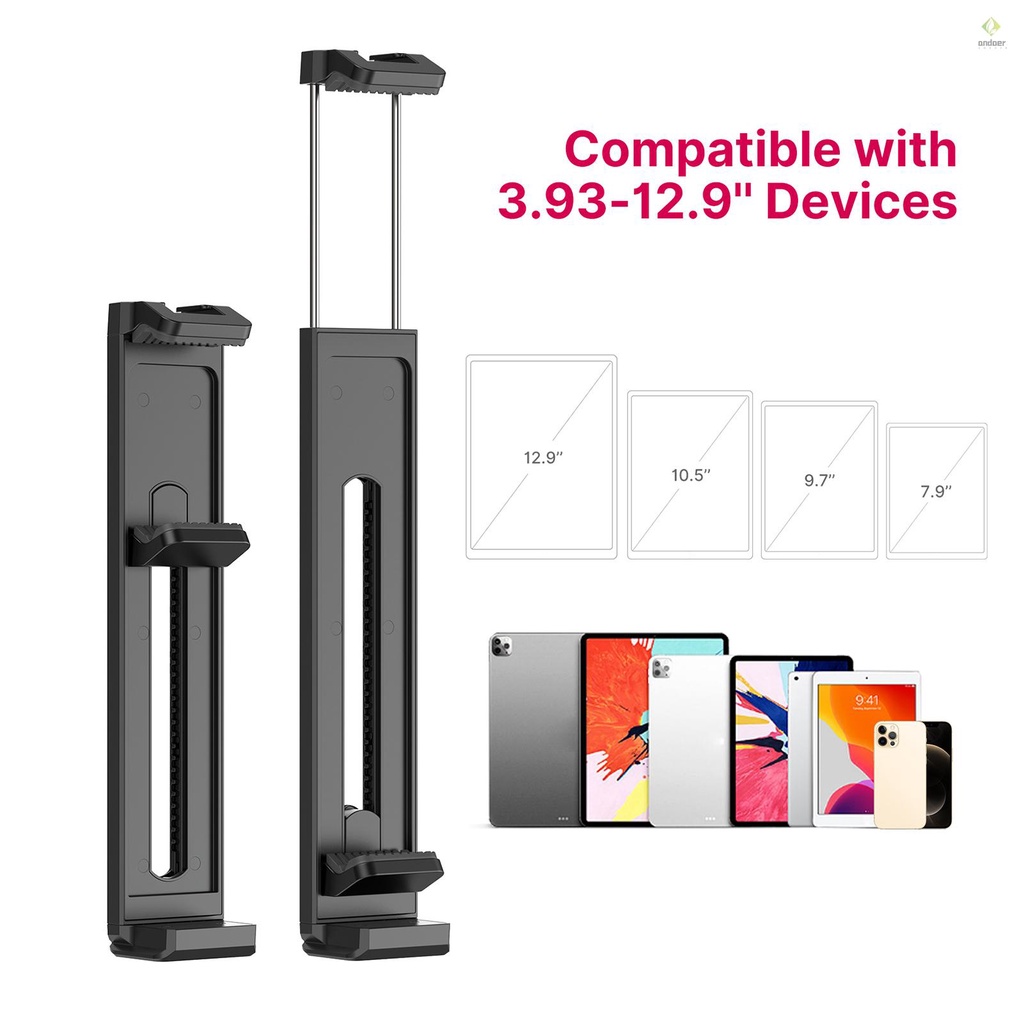 Kẹp Điện Thoại / Máy Tính Bảng Ulanzi U-PAD II 6.5cm - 26cm / 2.55in-10.23in Có Thể Điều Chỉnh Độ Rộng