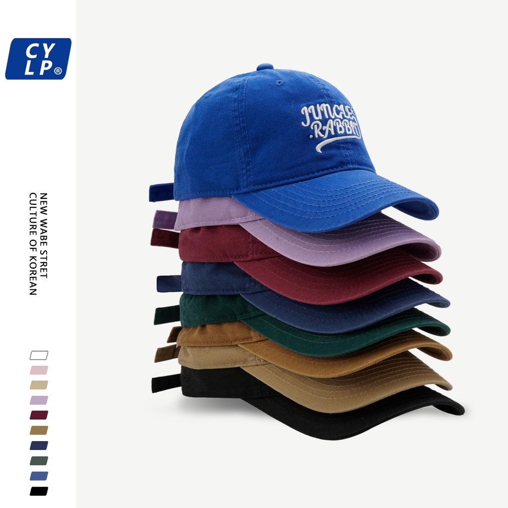 Mũ Lưỡi Trai Thêu Chữ Phong Cách Hàn Quốc Thời Trang Cho Cặp Đôi