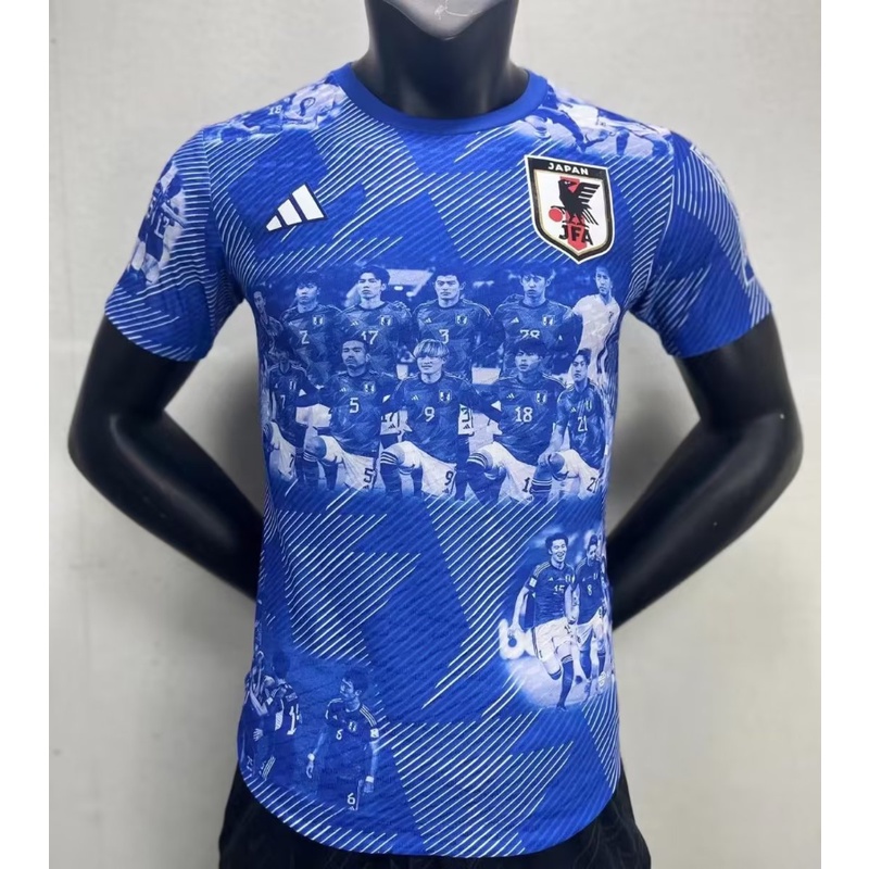 Áo Bóng Đá Ngắn Tay Đội Tuyển Nhật Bản World Cup 2023-24 S-2XL