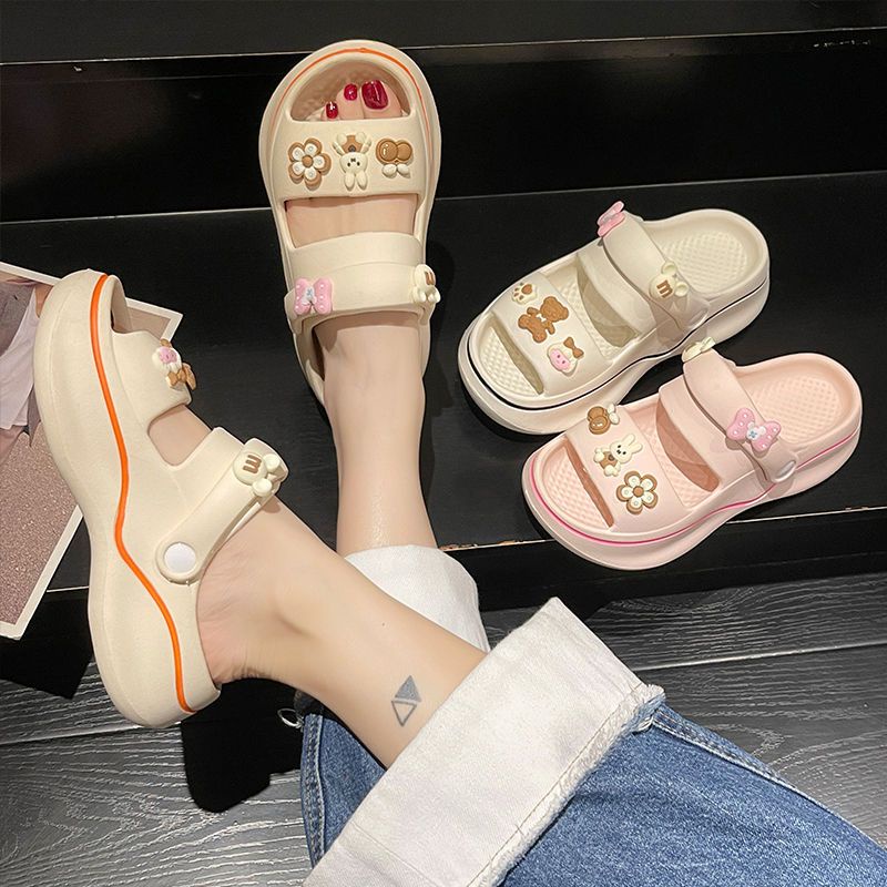 Dép Xỏ Ngón Đế Dày Thiết Kế Mới Thời Trang Dành Cho Nữ