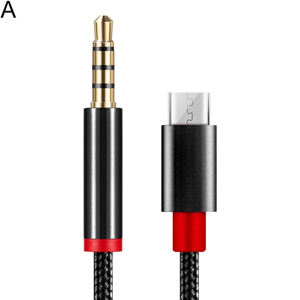 Cáp chuyển đổi LENOVO 1m đầu cắm Type-C sang 3.5mm cho loa xe hơi