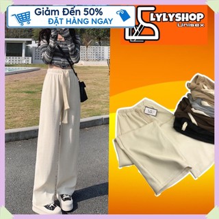 Quần nỉ nhung tăm nam nữ unisex, kiểu quần jogger bo gấu cạp chun lưng cao có dây rút chỉnh eo mẫu hottrend
