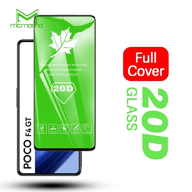 Kính cường lực 20D cho Xiaomi POCO C65 F5 F6 X5 X6 M6 M5 M5s M6 X4 X3 NFC C40 F4 F3 GT M4 M3 Pro PocoPhone F1