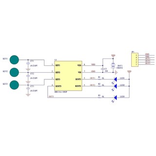 IC BS813A-1 Touch Key SOP-8