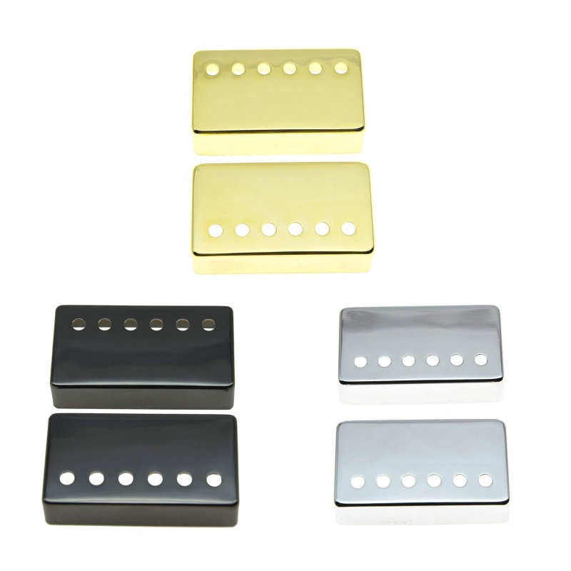 Mon Bộ 2 Vỏ Bọc humbucker pickup Đàn guitar Bằng Kim Loại