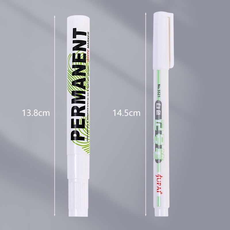 Bút Lông Đánh Dấu Thân Thiện Với Môi Trường Màu Trắng Ngòi 1.0 / 3.0mm Dùng Để Vẽ Tranh Lên Lốp Xe DIY