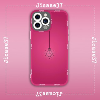 Ốp lưng iphone samsung xiaomi oppo cạnh vuông Jicase JMcase Bóng Đèn Light Hoạ Tiết Anime Nhật Bản