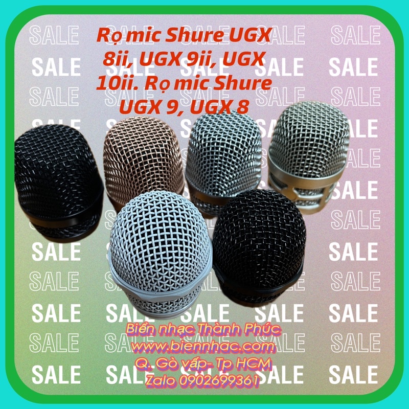 Rọ mic, đầu chụp Shure UGX