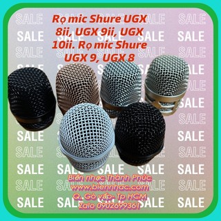 Rọ mic, đầu chụp shure ugx