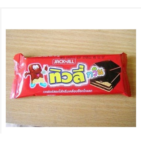 Lẻ 1 thanh Bánh xốp phủ socola Tivoli Thái Lan siêu ngon