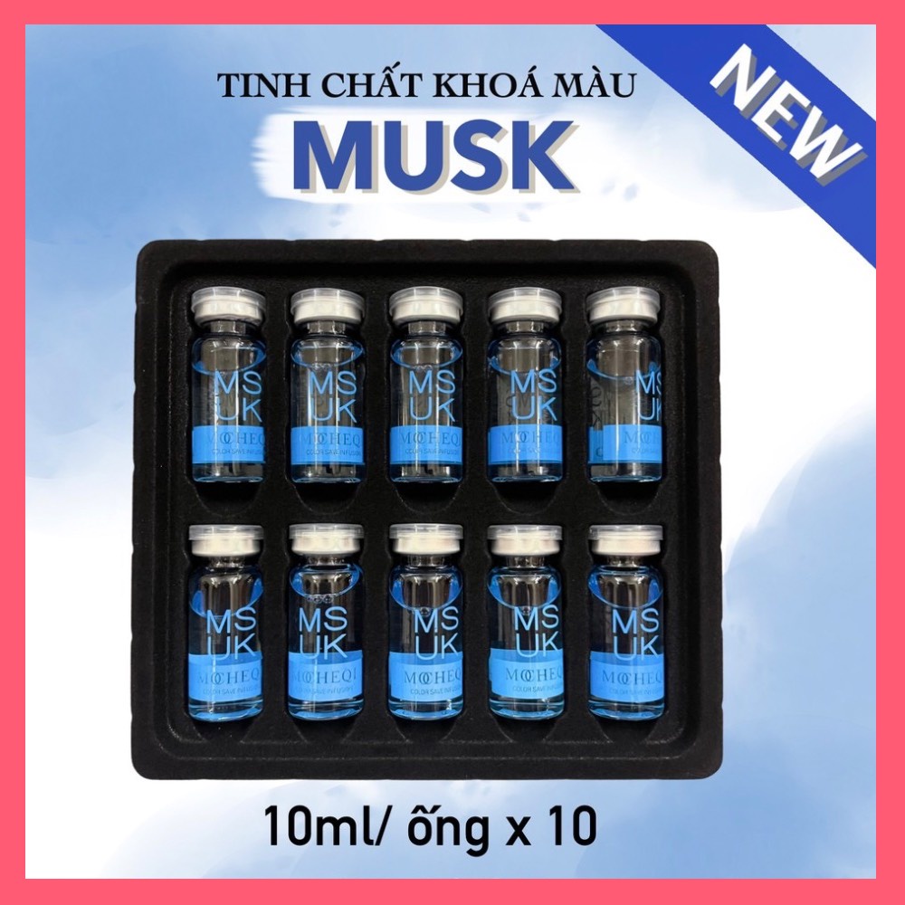 Tinh chất Khóa Màu tóc nhuộm Musk Giữ Màu Tóc Nhuộn Lâu Phai An Toàn