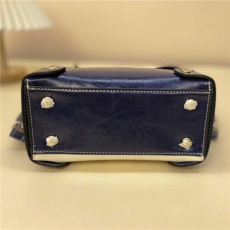 "BillBear" Túi Xách Đeo Vai Boston Hình Vuông Nhỏ Nhắn Tương Phản Hình Gấu Mới