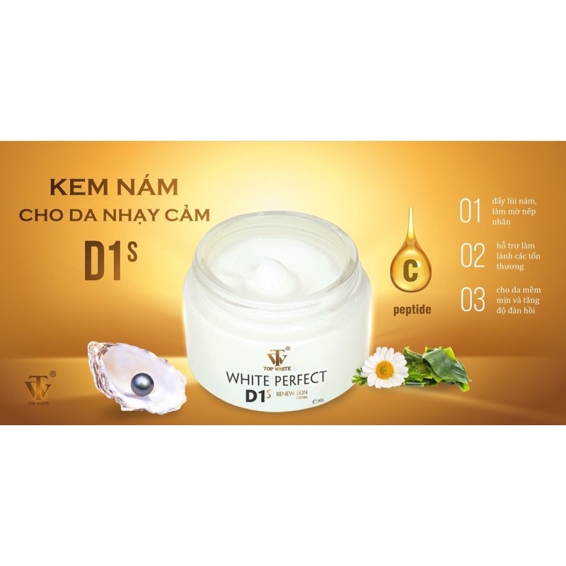 D1S kem tái tạo da Topwhite