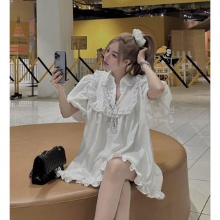 Váy sơ mi xếp ly bèo MPB hot hit DN80
