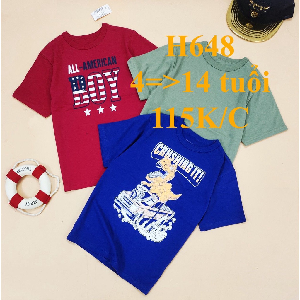 * Mã H648: Áo bé trai hàng Việt Nam dư xịn, chất thun cotton mịn đẹp, form to bé mặc thoải mái, hàng mới onweb