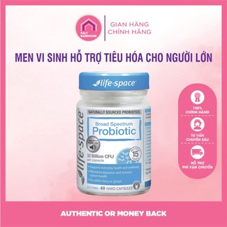 Viên men vi sinh cho người lớn - Life Space Broad Spectrum Probiotic