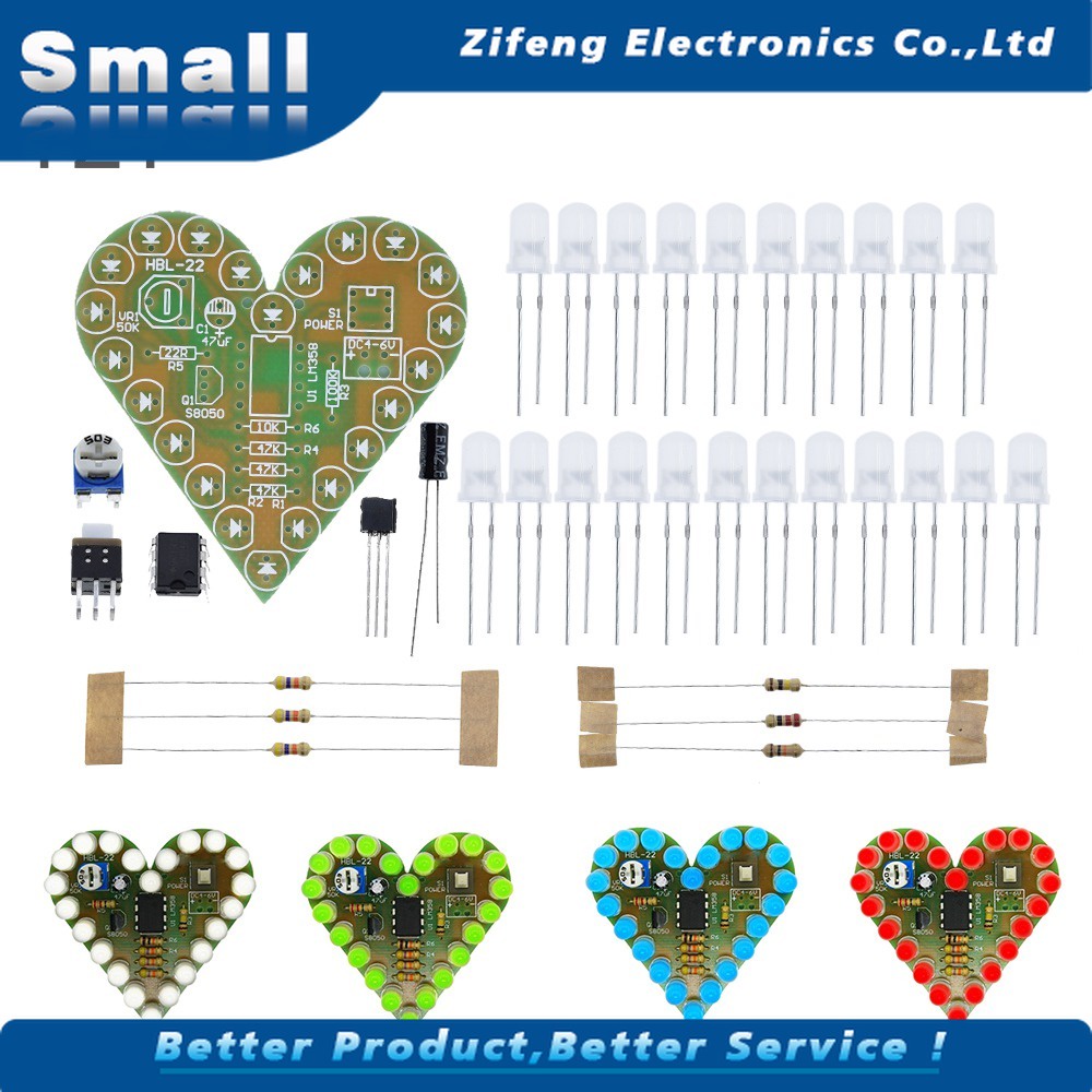 Bộ Bảng Mạch Đèn Led Tự Làm Dc 4v-6v