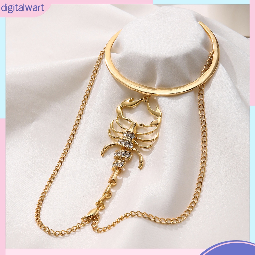 [DIWA] Nhẫn Đeo Cánh Tay Nhiều Tầng Màu Sắc Trơn Trang Trí Chuỗi Xích Trên Bằng Hợp Kim Sáng Tạo Cho Nữ Mỗi Ngày