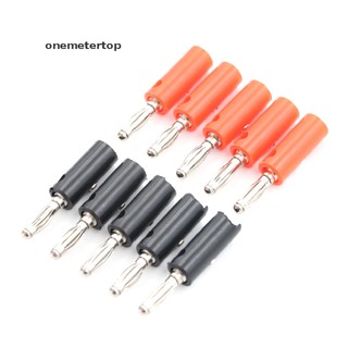 Set 5 Đầu Cắm Bắp Chuối 4mm Màu Đỏ Đen Đỏ