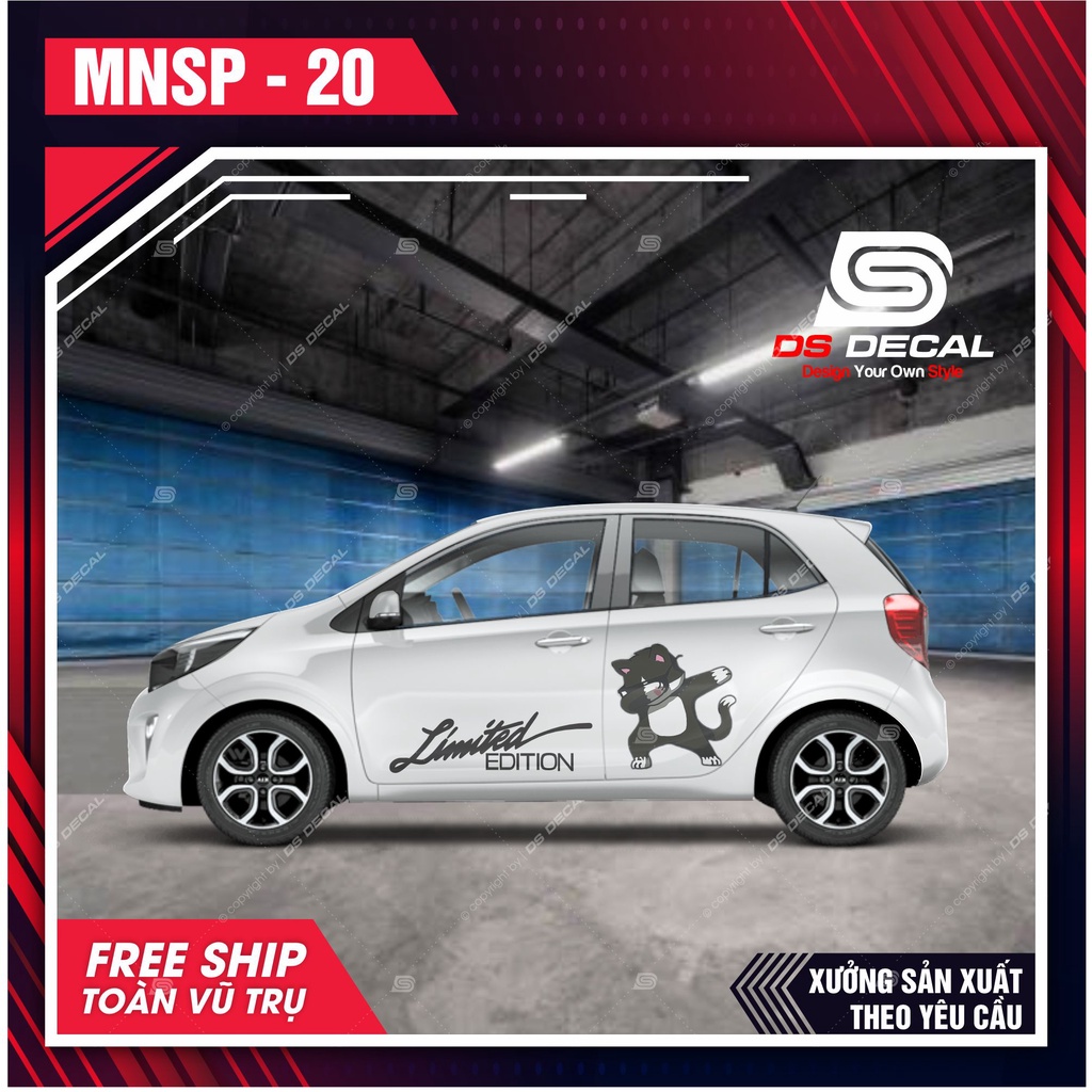 Tem dán xe ô tô Kia Morning - 20 - decal dán xe ô tô - DS Decal